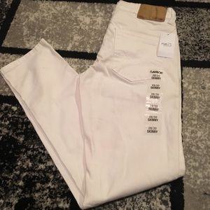 Men’s Brand new white jeans with tags